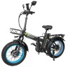 Электровелосипед Syccyba H1 Dual синий