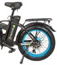 Электровелосипед Syccyba H1 Dual синий