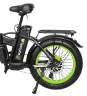 Электровелосипед Syccyba H1 Dual зелёный